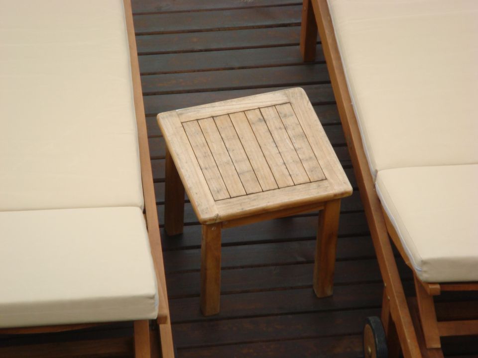 ahşap ireko teak tik şezlong